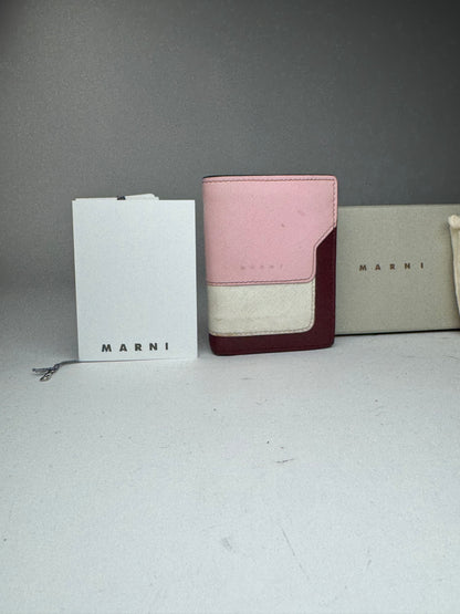 Vintage Marni Leather wallet pink Black Brown