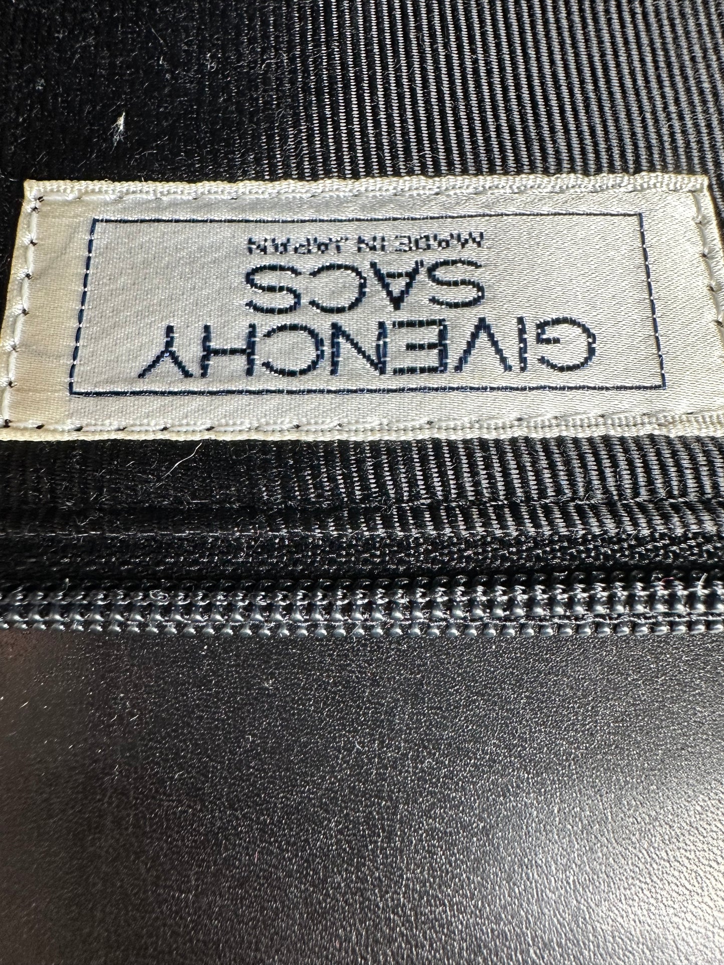 Vintage Givenchy Shoulder Bag Black Leather