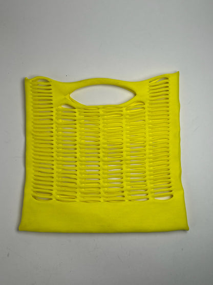 Vintage Issey Miyake Cotton shopper yellow