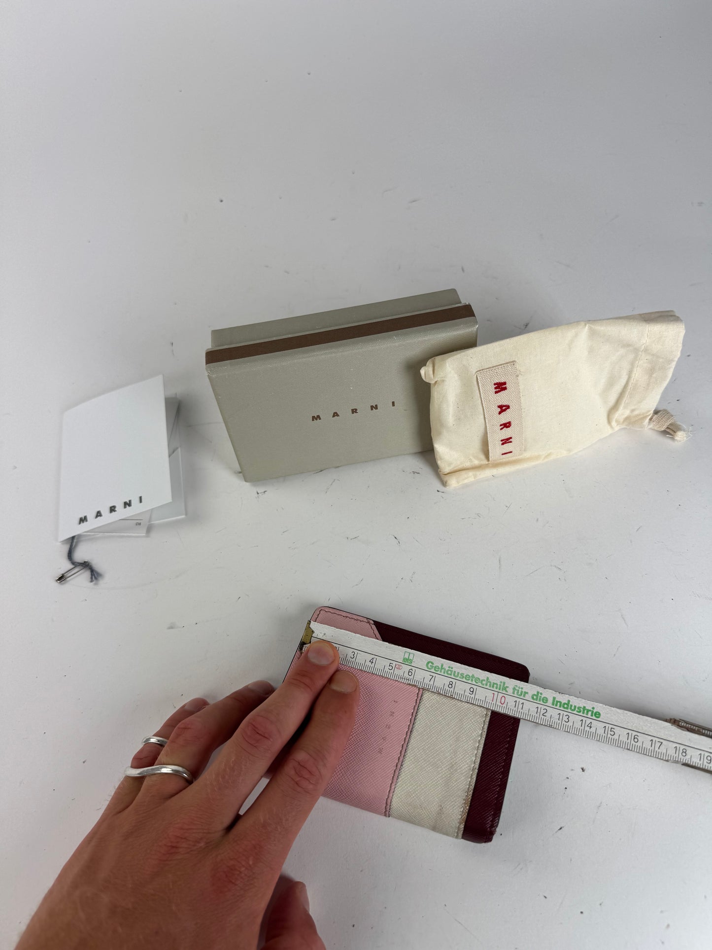 Vintage Marni Leather wallet pink Black Brown