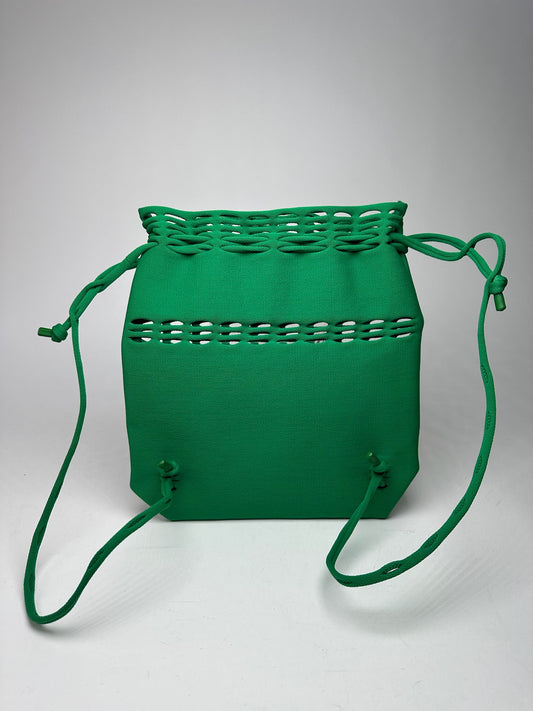 Vintage Issey Miyake Cotton Backpack green
