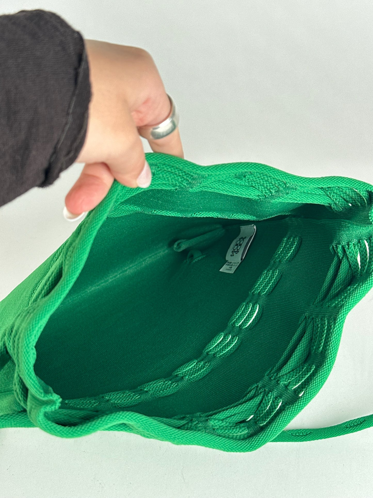 Vintage Issey Miyake Cotton Backpack green