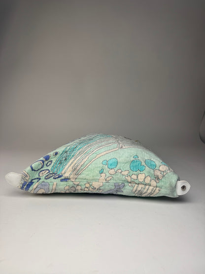 Vintage Emilio Pucci Abstract 2Way Bag white Blue