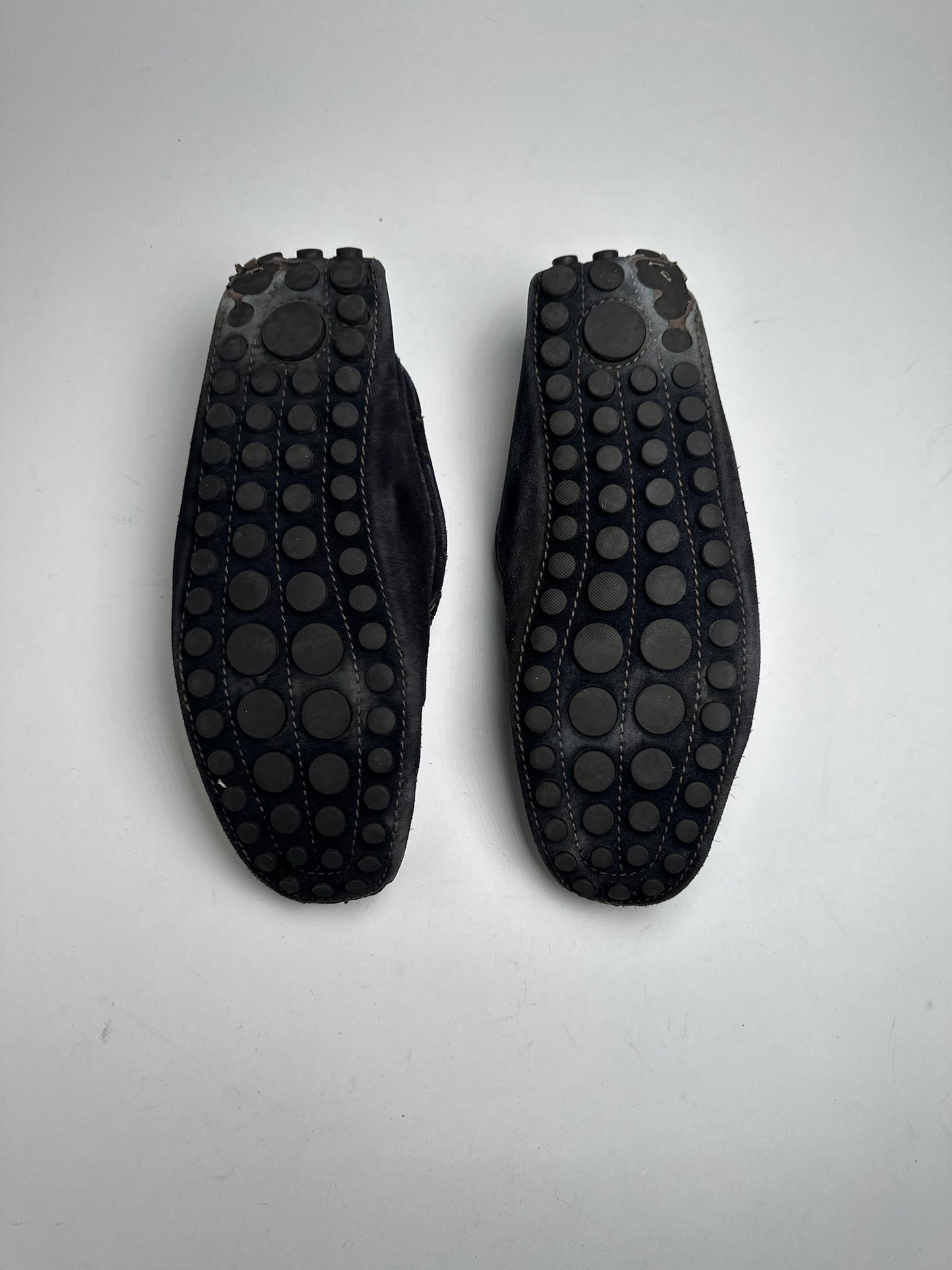 Vintage Louis Vuitton Suede Loafer black