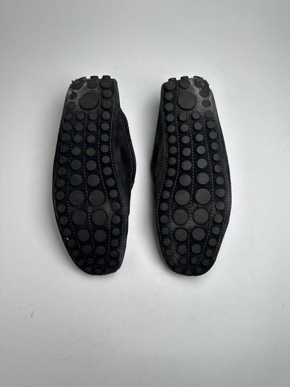 Vintage Louis Vuitton Suede Loafer black