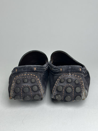 Vintage Louis Vuitton Suede Loafer black