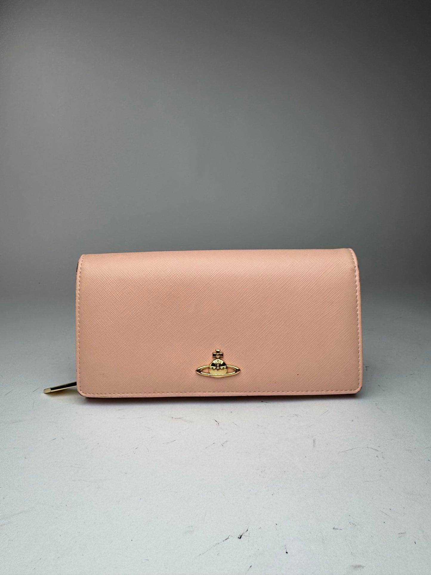 Vintage Vivienne Westwood leather wallet pink