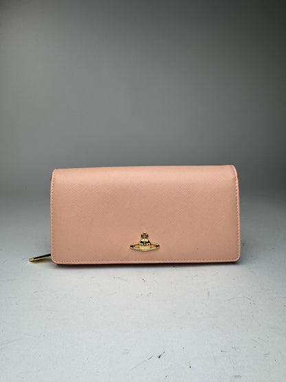 Vintage Vivienne Westwood leather wallet pink