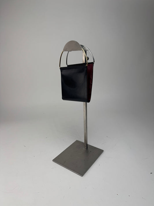 Vintage Cartier Patent leather mini bag / Wallet black