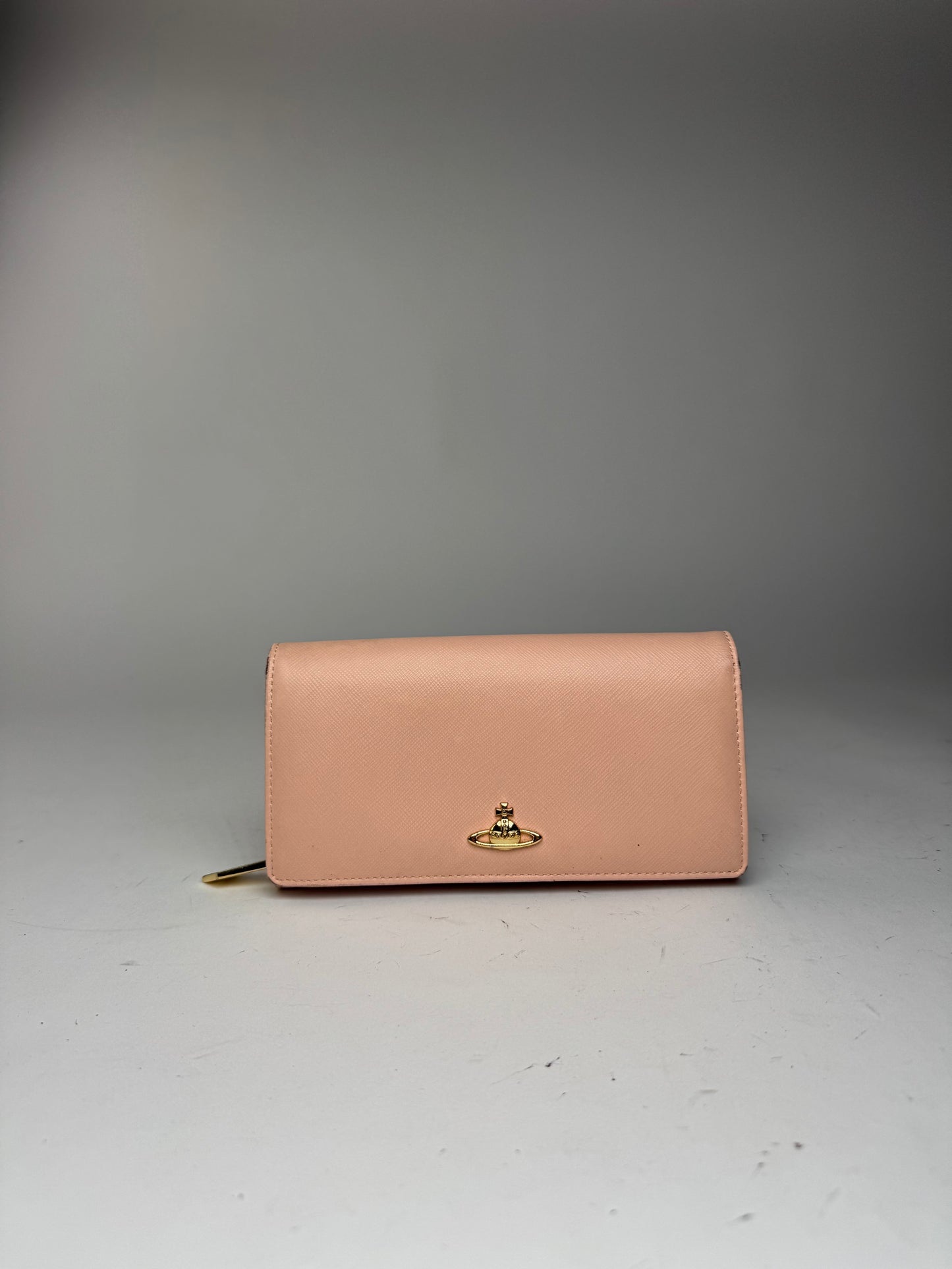 Vintage Vivienne Westwood leather wallet pink