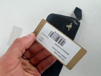 Vintage Vivienne Westwood Leather Zippy Wallet Black