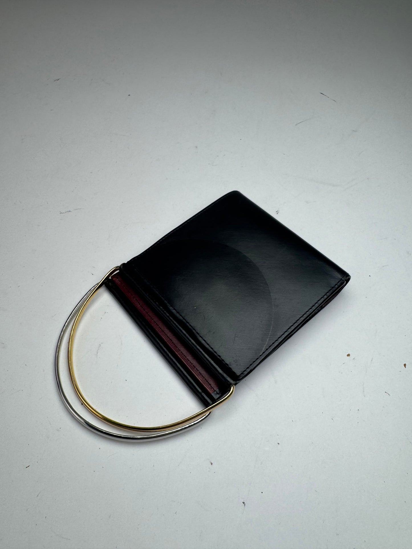 Vintage Cartier Patent leather mini bag / Wallet black