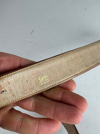 Vintage Gucci Leather Belt Brown