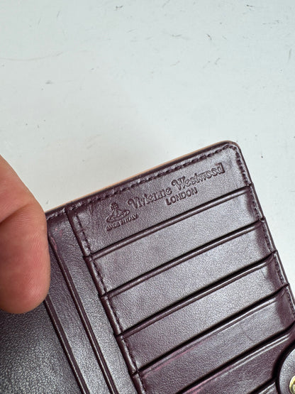 Vintage Vivienne Westwood leather wallet pink