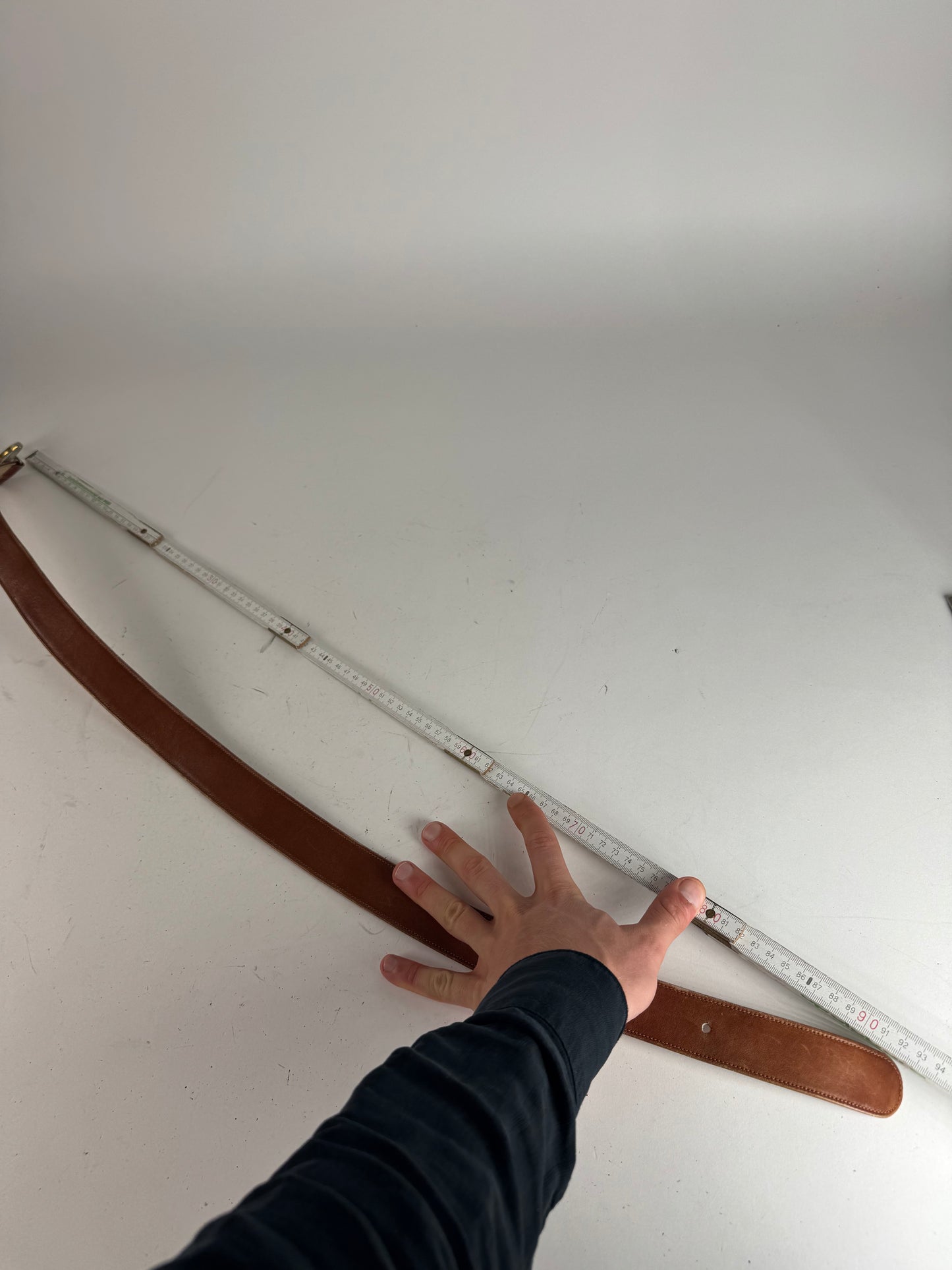 Vintage Gucci Leather Belt Brown