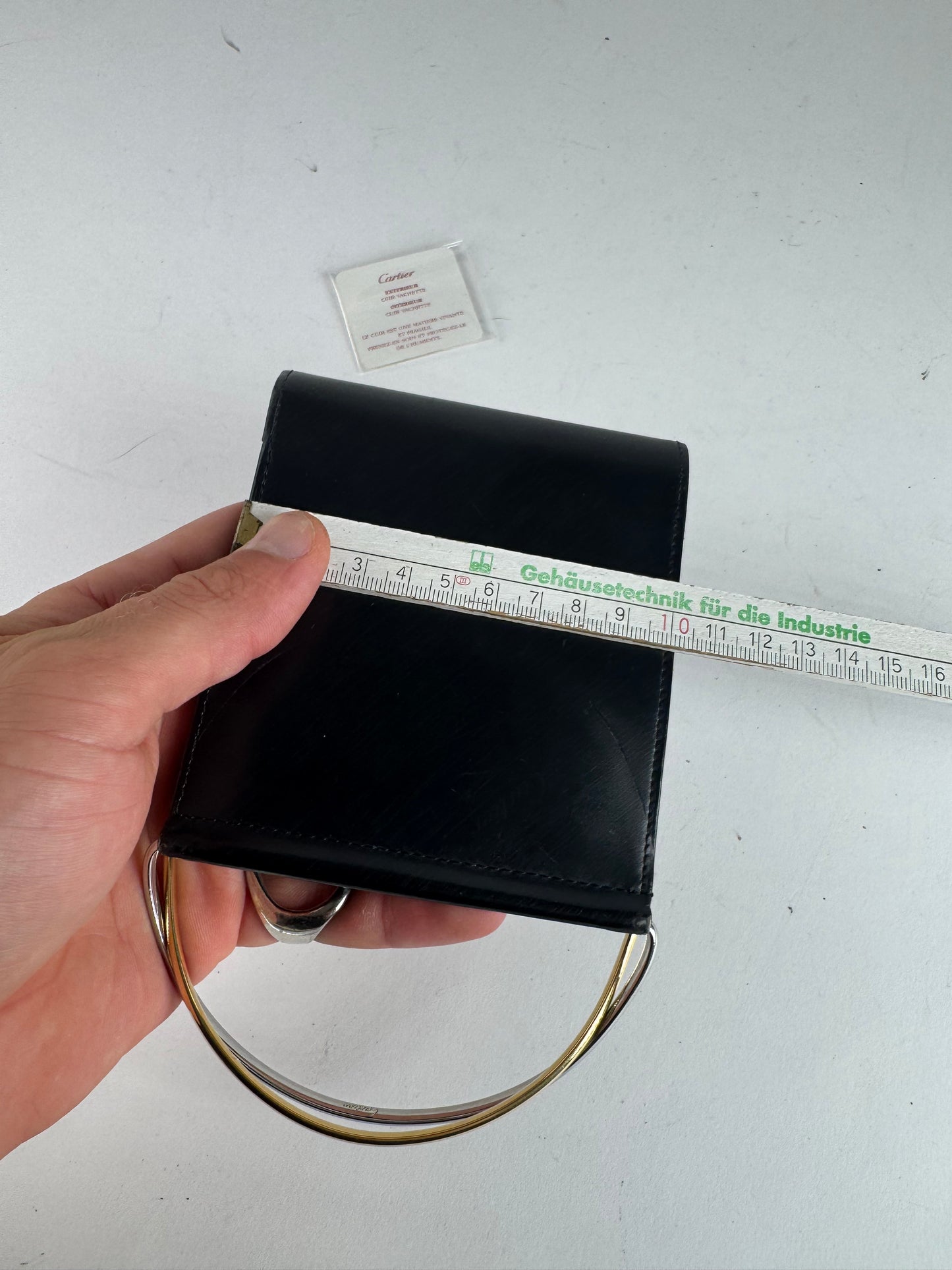 Vintage Cartier Patent leather mini bag / Wallet black