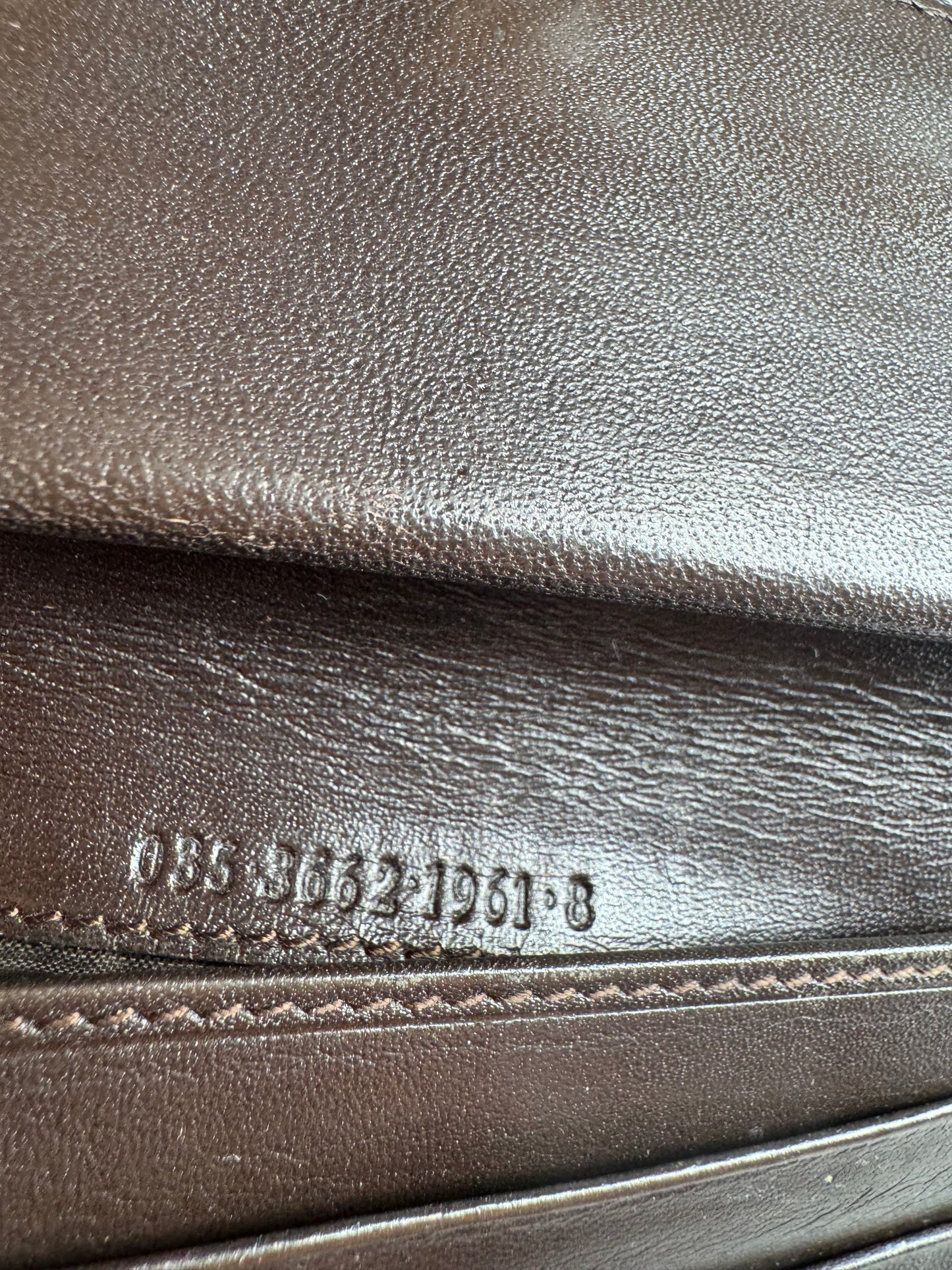 Vintage Gucci Leather Wallet Brown
