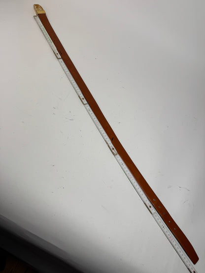 Vintage Celine Paris Leather Belt red