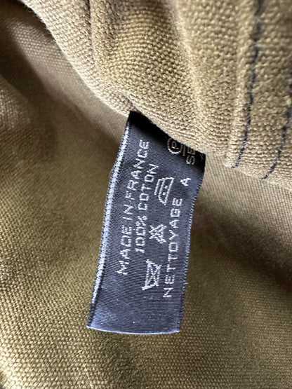 Vintage Hermès Fourre Tout Canvas Tote Khaki Black