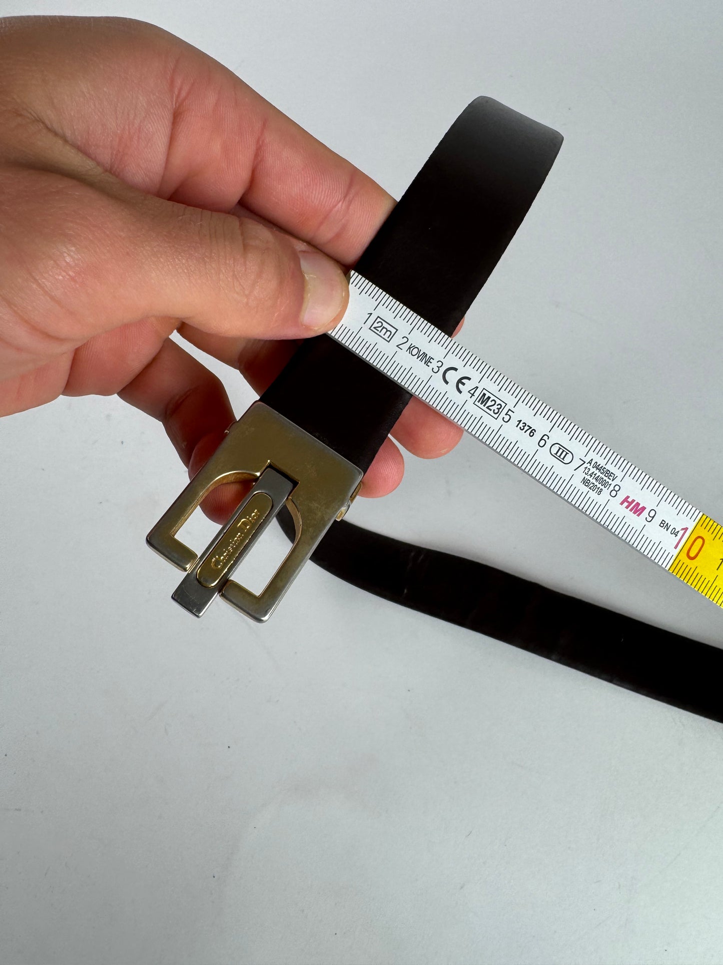 Vintage Dior leather belt