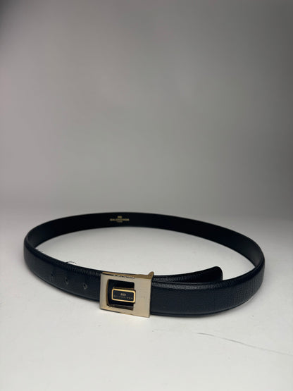 Vintage Balenciaga leather belt black