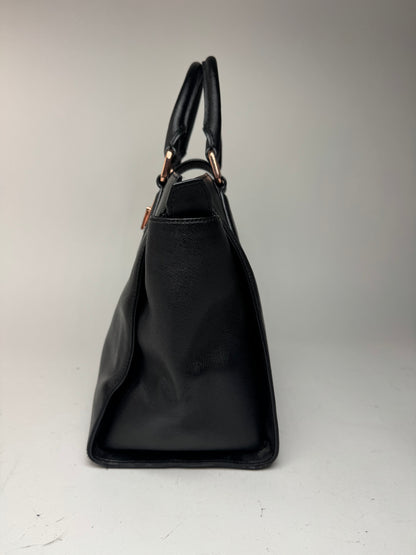 Sac vintage en cuir noir Vivienne Westwood