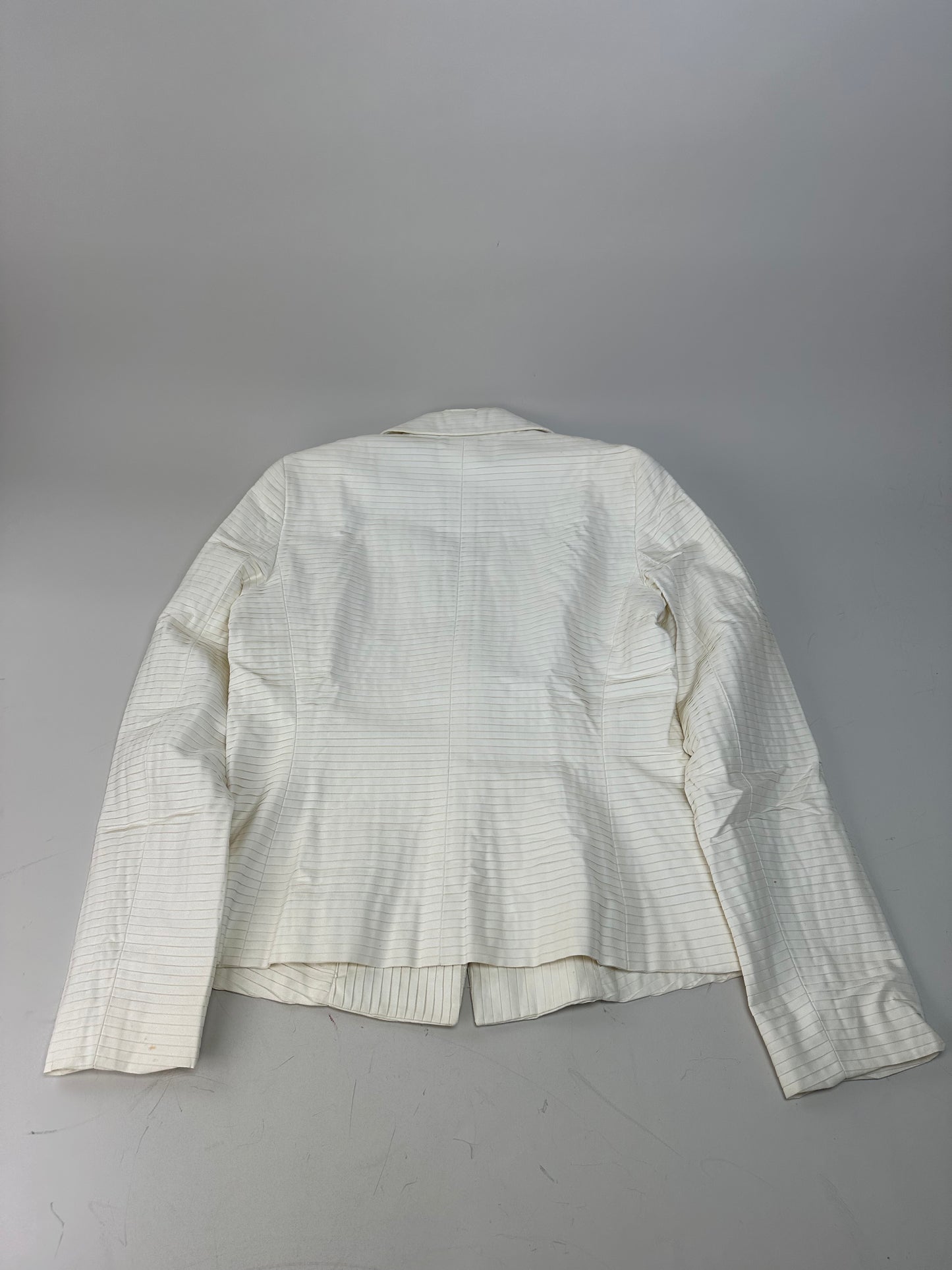 Vintage Celine Cotton Silk Blazer Cream M