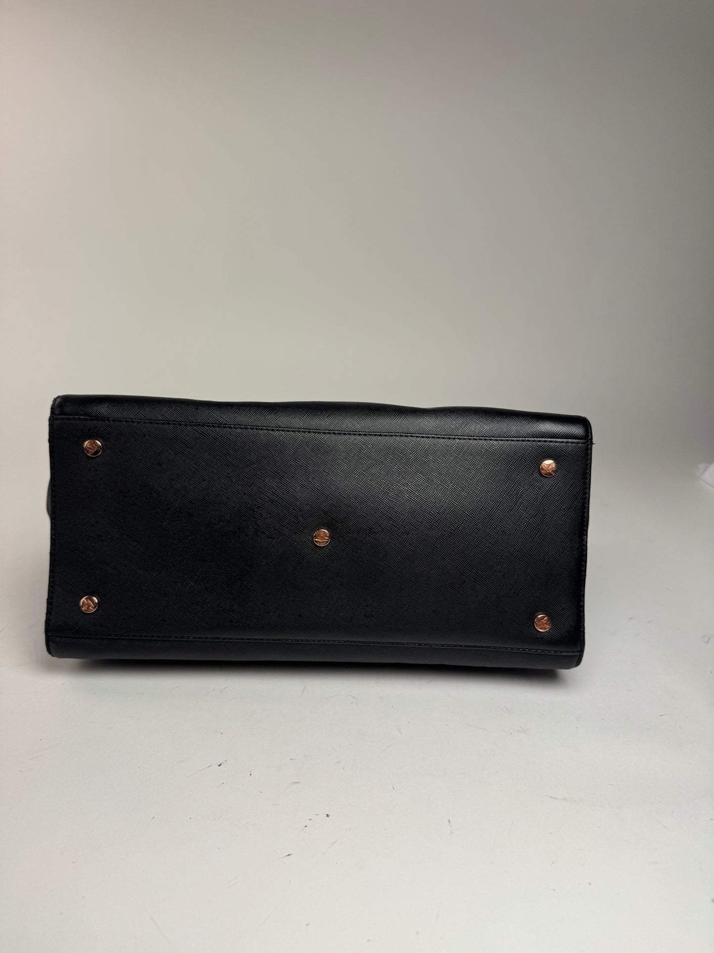 Sac vintage en cuir noir Vivienne Westwood