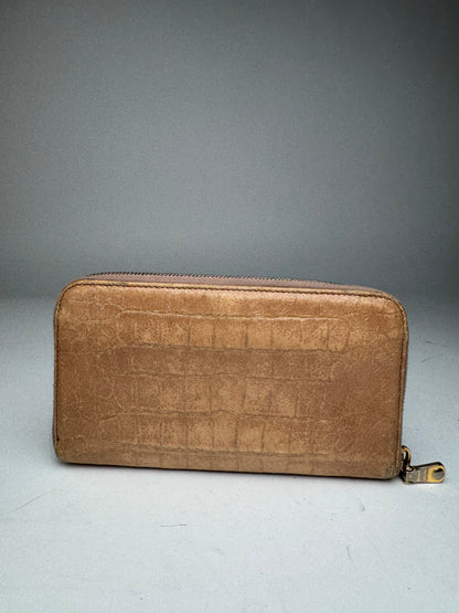Vintage Miu miu leather wallet brown