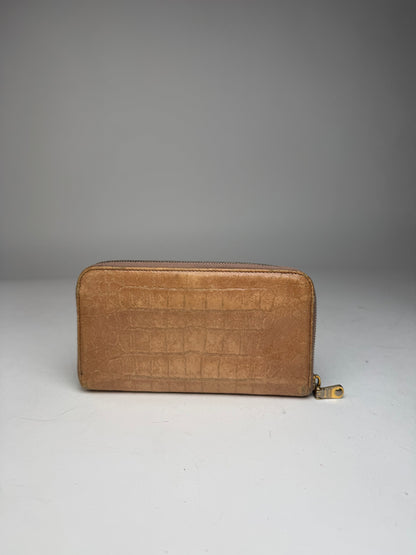 Vintage Miu miu leather wallet brown
