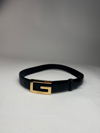 Vintage Gucci Leather belt black