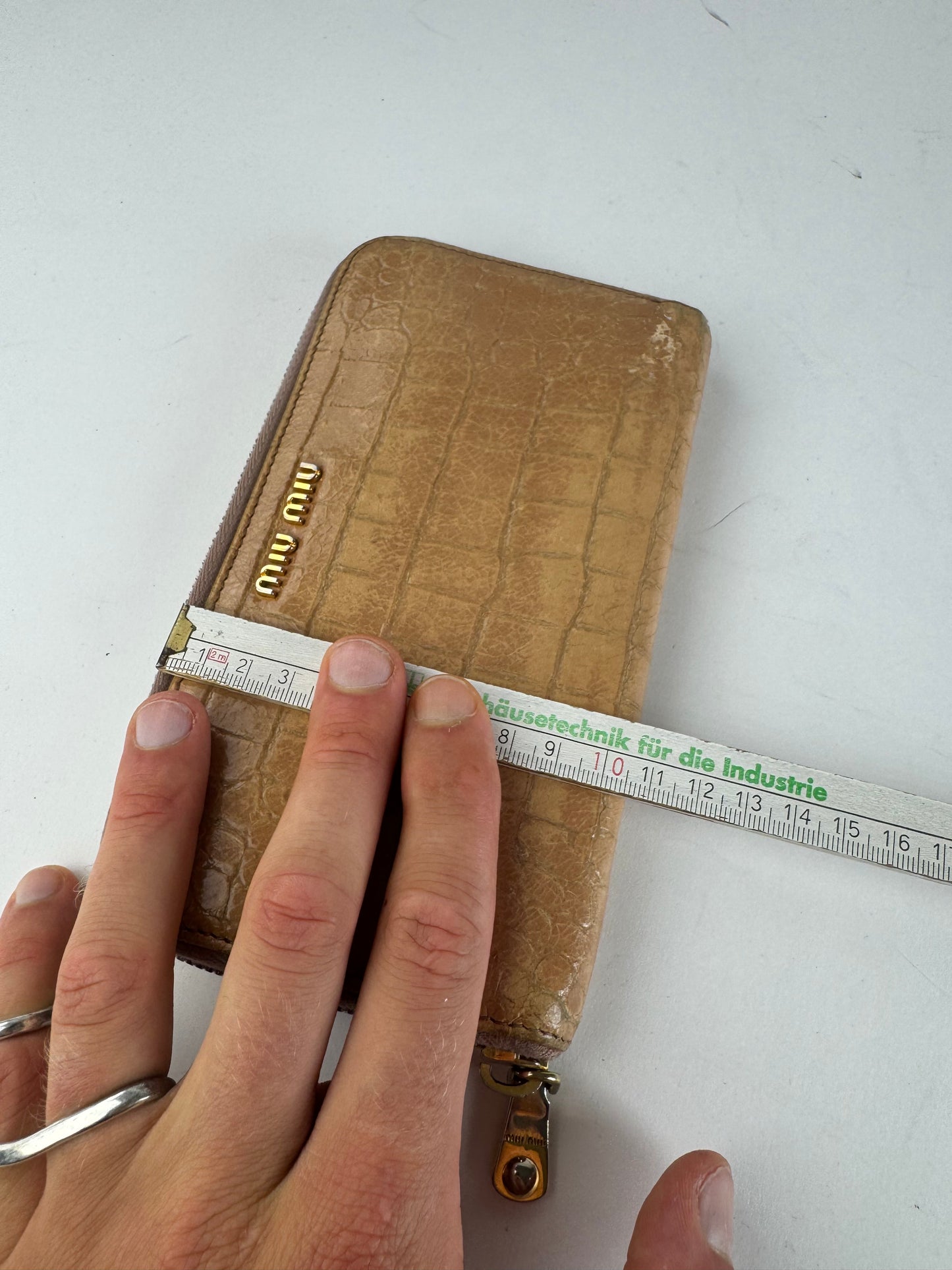 Vintage Miu miu leather wallet brown