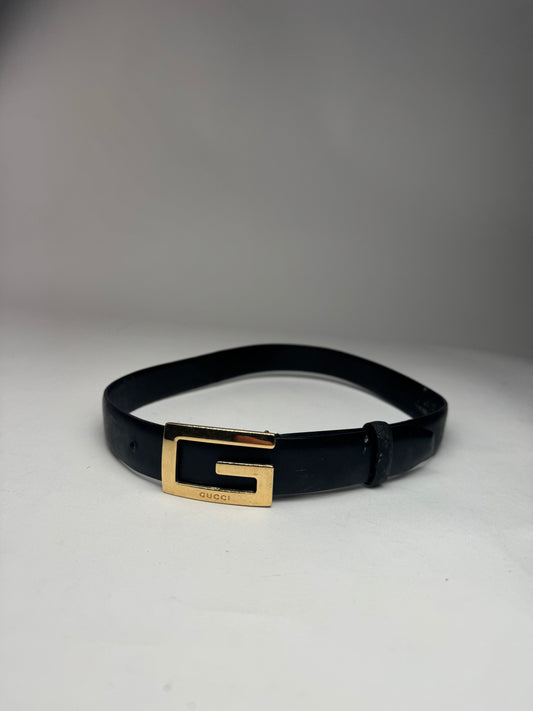 Vintage Gucci Leather belt black