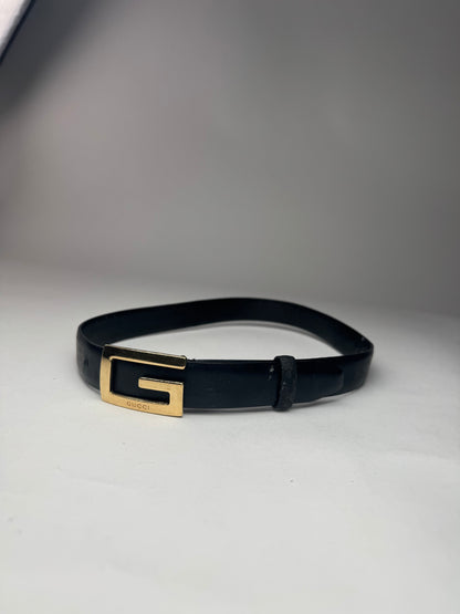 Vintage Gucci Leather belt black