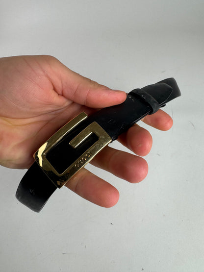 Vintage Gucci Leather belt black