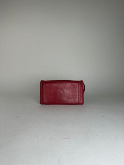 Vintage Chloé Paddington Wallet Red Leather