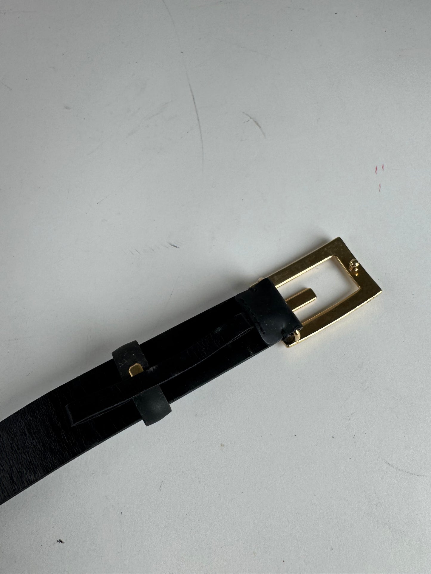Vintage Gucci Leather belt black