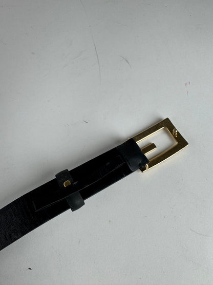 Vintage Gucci Leather belt black