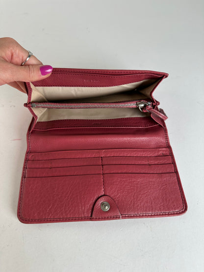 Vintage Chloé Paddington Wallet Red Leather