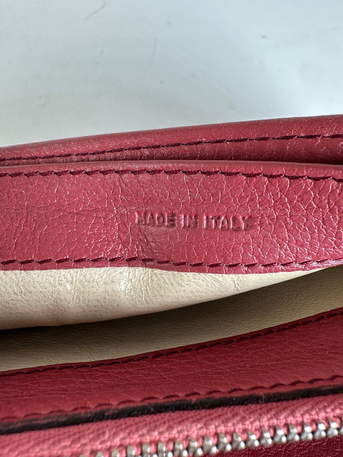 Vintage Chloé Paddington Wallet Red Leather
