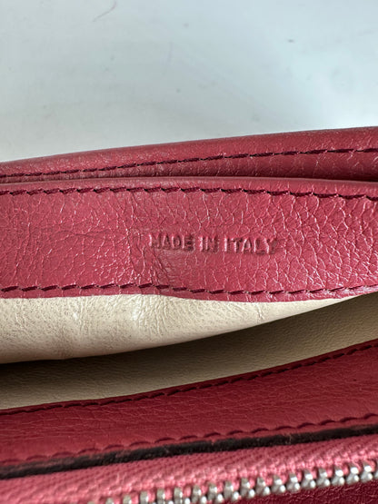 Vintage Chloé Paddington Wallet Red Leather