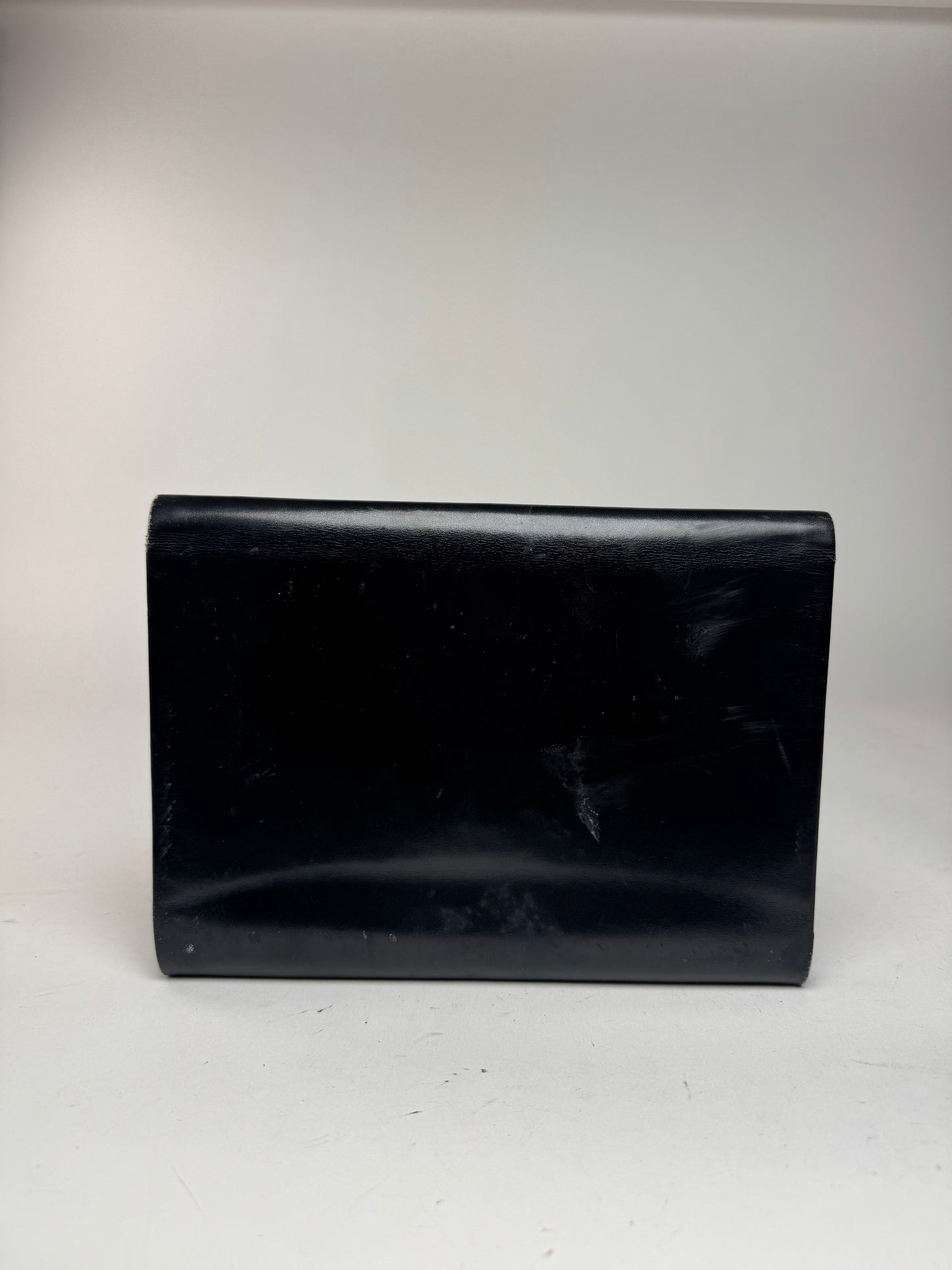 Pochette Dior Vintage en Cuir Noir