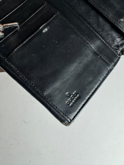 Vintage Gucci Monogram Jackie Wallet Black