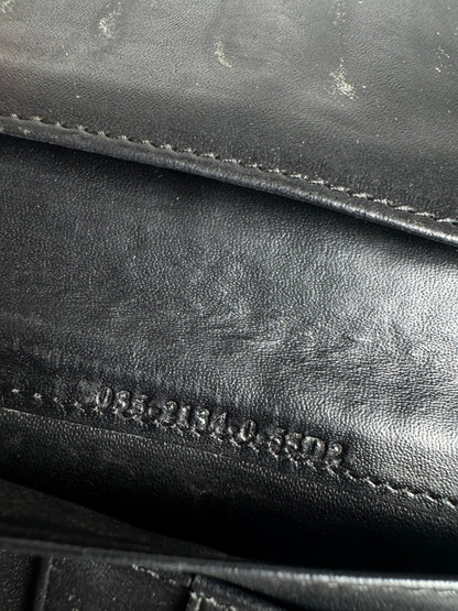 Vintage Gucci Monogram Jackie Wallet Black
