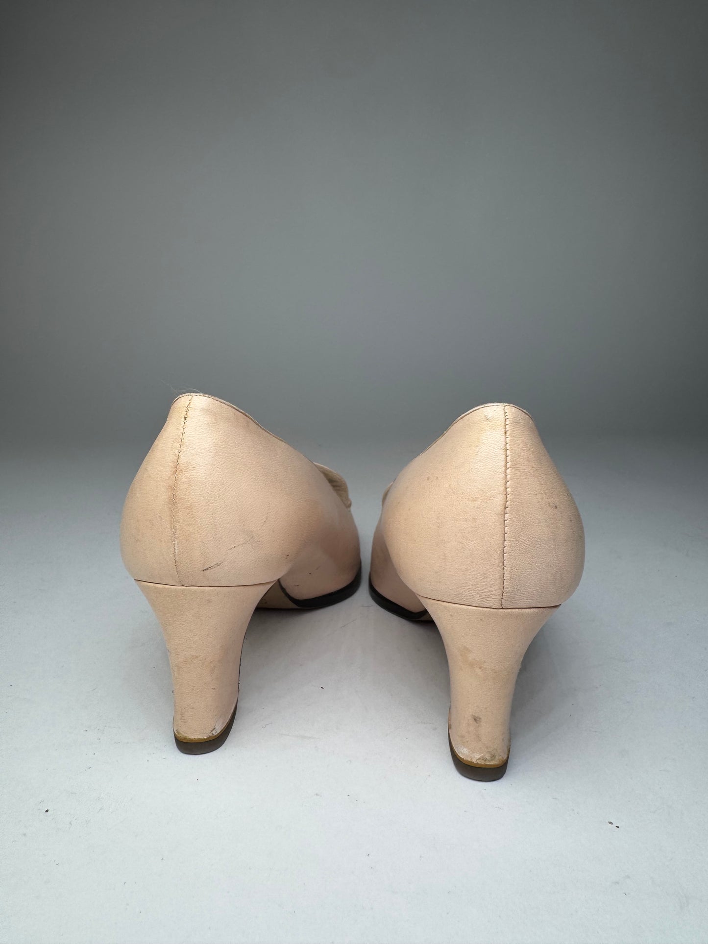 Vintage Gucci Horsebit Leather Pumps Pink EU36,5