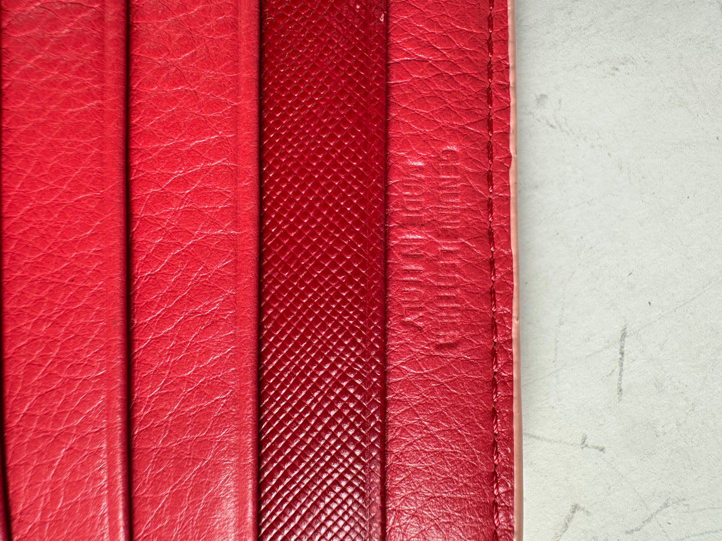 Vintage Vivienne Westwood Leather Wallet Red Gold-tone Clasp