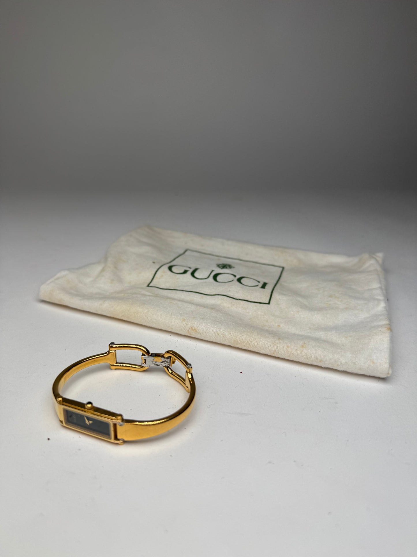 Vintage Gucci Gold Plated Horsebit Watch