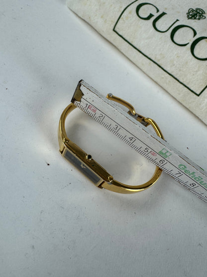 Vintage Gucci Gold Plated Horsebit Watch