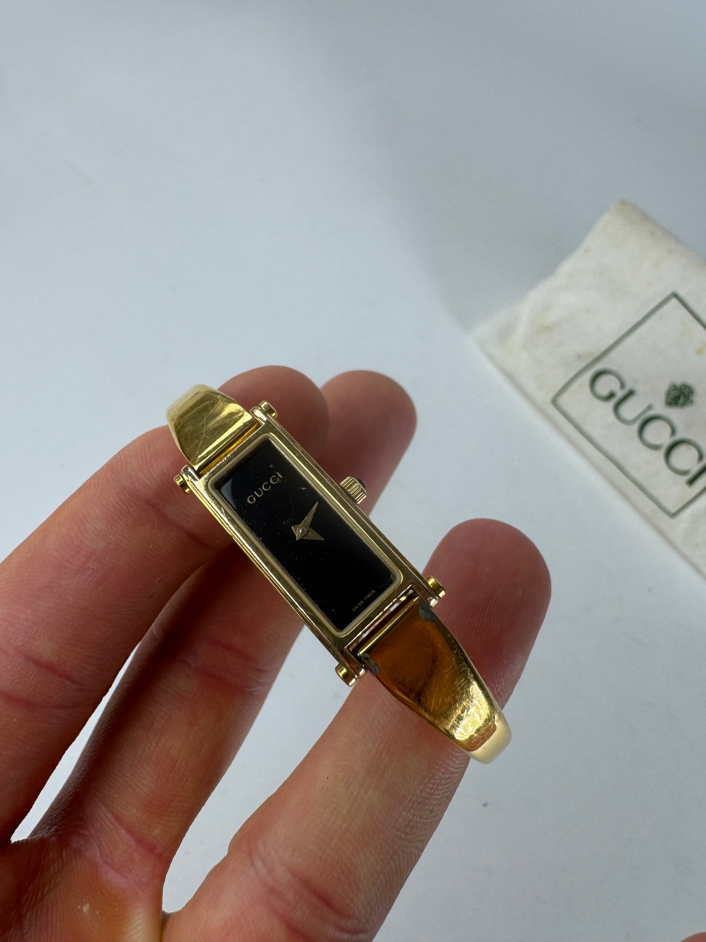 Vintage Gucci Gold Plated Horsebit Watch