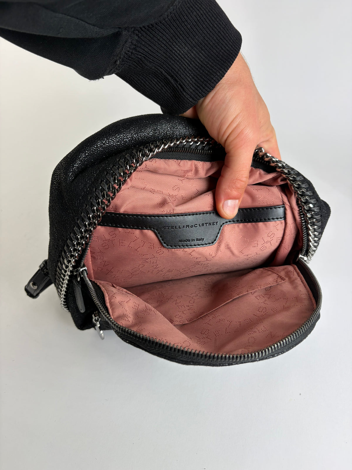 Vintage Stella McCartney Falabella Backpack c. 2017–2019 Black